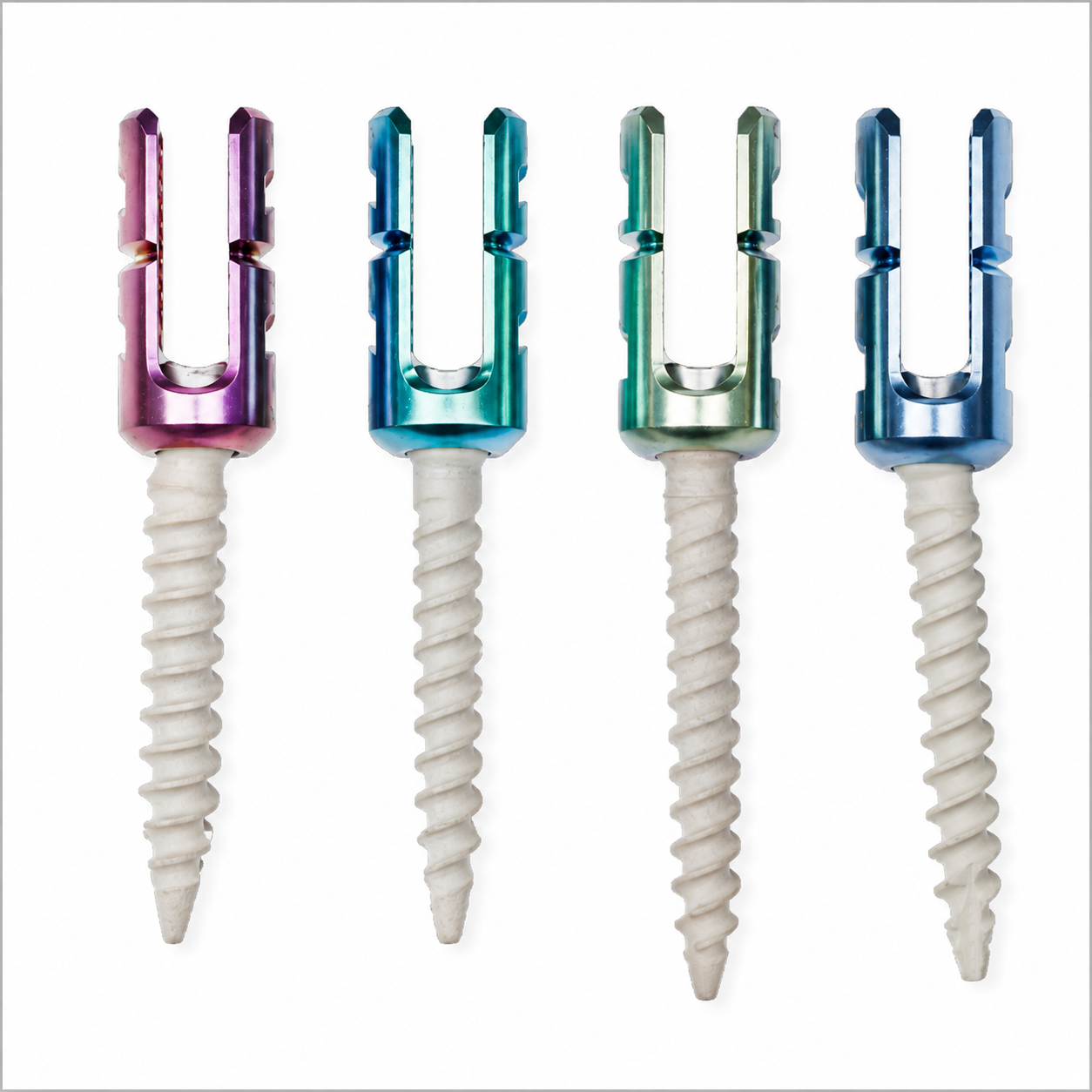 Hydroxyapatite Coated Polyaxial Pedicle Screw - تصویر 2
